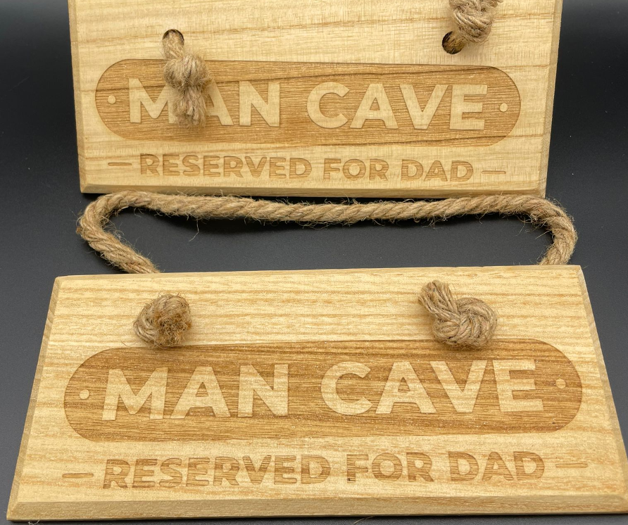 Man Cave Door Plaque-Door Plaque