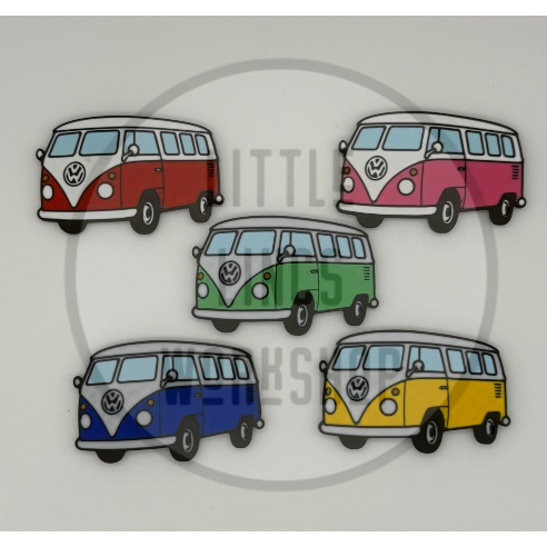 3D Printed Car Magnet-VW Camper Style Fridge Magnet