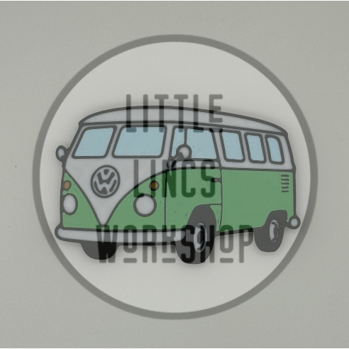 3D Printed Car Magnet-VW Camper Style Fridge Magnet