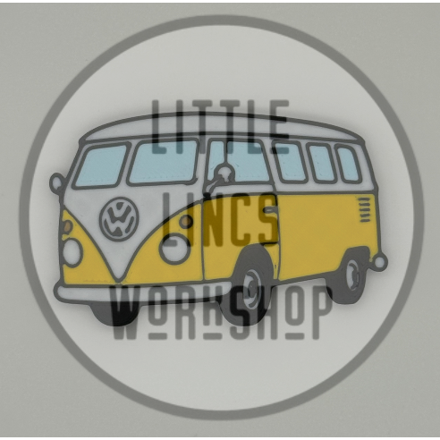 3D Printed Car Magnet-VW Camper Style Fridge Magnet